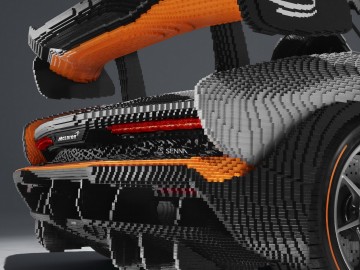 Pierwszy na świecie McLaren Senna z klock&oacute;w LEGO w skali 1:1!
